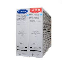 Carrier 16 x 25 x 4  5/16 FILCCCAR0016 Genuine Original Furnace Filter MERV 8 Rated Actual/Exact Size 15 3/4" x 24 3/4" x 4 5/16". Case of 2
