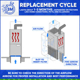 16x25x1 MERV 10 Furnace Air Filter, Pleated / Extended Surface Area. Case of 12