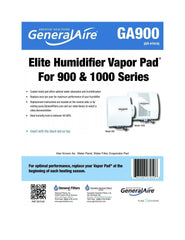 Generalaire GA 19 Humidifier Vapor Pad for Model 900 & 1000 GFI # 7919 Package of 2