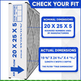 ReservePro 4501 Furnace Filter MERV 11 GF 4551 Mac 2000 Replacement 20x25x5. Case of 3 Made in Canada by Furnace Filters.Ca