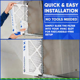 11x20x2 Furnace Filter MERV 8 Pleated Filters. Case of 12