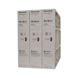 Honeywell 20x20x4 Furnace Filter Model # FC100A1011 MERV 11. Actual Size 19 15/16" x 19 3/4" x 4 3/8." Case of 3