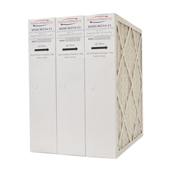 Clean Comfort 20x20 MERV 10 Replacement Part # AMP-11-2020-45. Actual Size Written on Filter 20" x 20" x 4.5" Actual Measured Size 20" x 19 3/4" x 4 3/8". Case of 3. Made By Furnace Filters.Ca