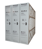 Honeywell 20x25x4 Furnace and A/C Filter. Part # FC100A1037. Actual Size of Filter is 19 15/16" x 24 7/8" x 4 3/8". Package of 3.