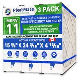 ReservePro 16x25x5 GF 4511 MERV 11 fits Mac 1400 Air Cleaners. Actual Size 15 5/8 x 24 3/16 x 4 15/16. Case of 3 Made by Furnace Filters.Ca