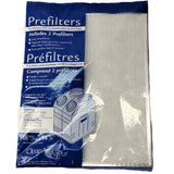 Venmar 05123 HRV Air Exchanger Prefilter Kit - Size : 19 x 15 Inches - Set of 2