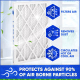 14x25x1 Furnace Filter MERV 11 Pleated Filters. Case of 12
