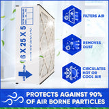 Generalaire 4511 16x25x5 MERV 11 for MAC 1400 Air Cleaners. Actual Size 15 5/8 x 24 3/16 x 4 15/16 MERV 11 Case of 3 Made by Furnace Filters.Ca
