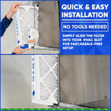 White Rodgers FR1400-100 16x26x5 Actual Size 16 1/4" x 26" x 5" MERV 11. Case of 3 Made in Canada by FurnaceFilters.Ca